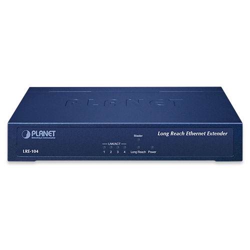 Planet LRE-104 - 4-Port 10/100TX + 1-Port UTP/BNC Long Reach Ethernet Extender